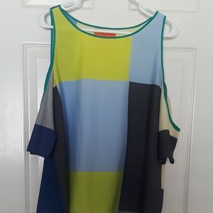 Clover Canyon SILK Off Shoulder Blouse ( L )